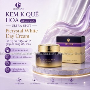 (Mẫu Mới) KEM K QUẾ HOA - PICRYSTAL WHITE DAY CREAM TELLUS